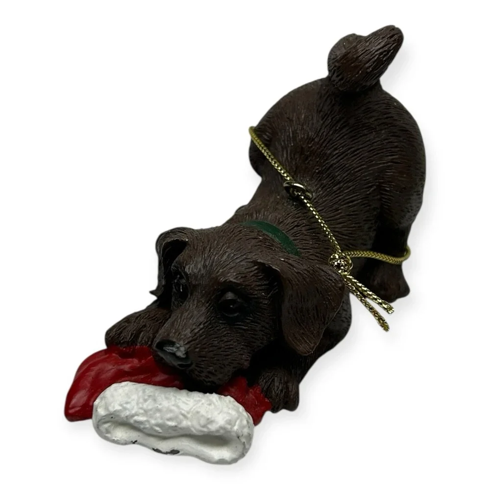 Vintage Dog Christmas‎ Ornament Lot - Includes Bass Pro Ornament
